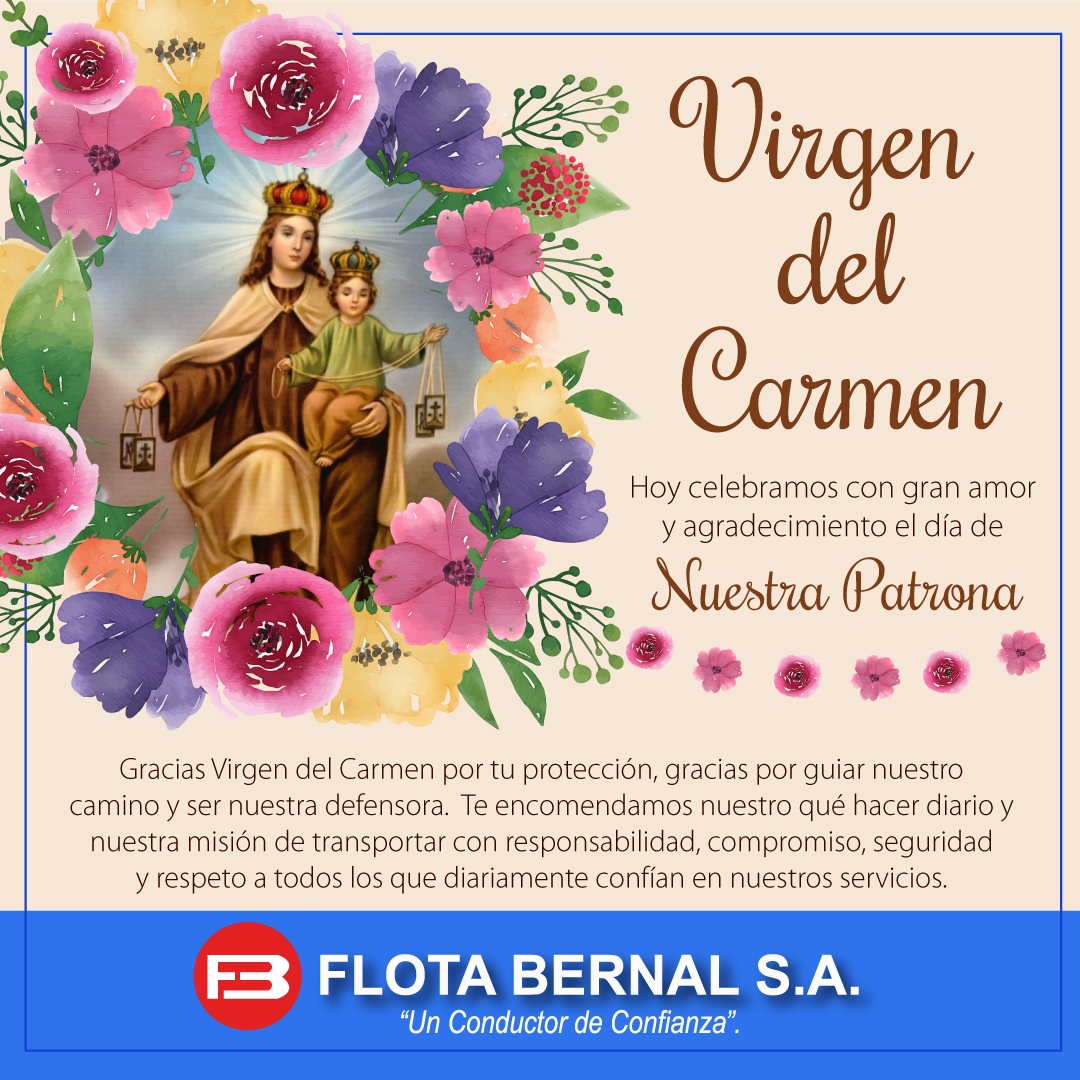 Ninguna Explícito Galantería Flota Bernal | Celebración Día de la Virgen del Carmen